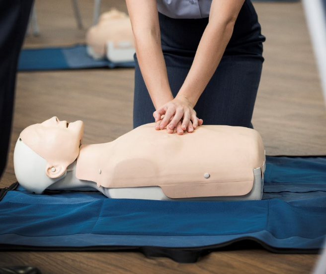 Photo of A CPR dummy 