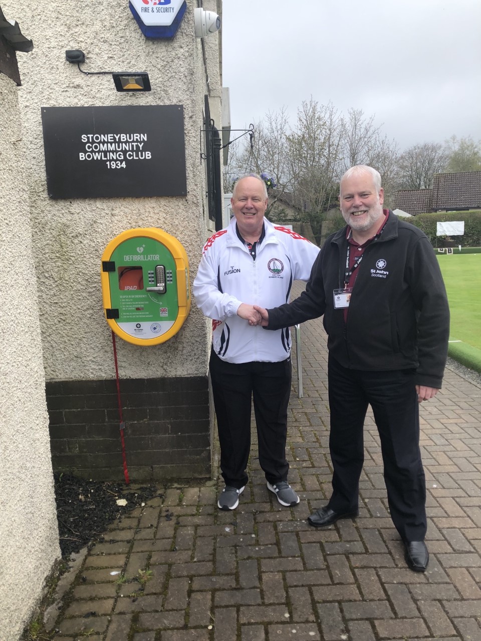 Defib unveiling west lothian